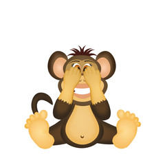monkey do not see