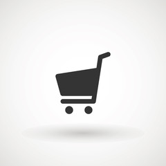 Shopping Cart Icon, flat design best vector icon.