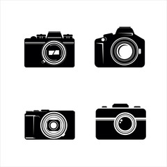 set Vector of camera logo. Camera icon