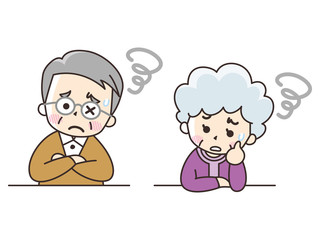 困惑するシニア世代