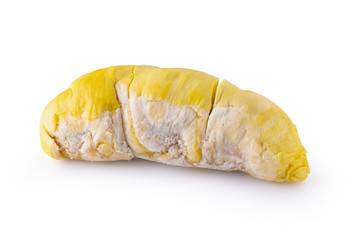 Fresh Durian Fruit isolated over white background