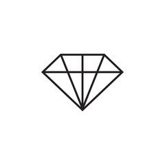 Diamond icon graphic design template vector illustration