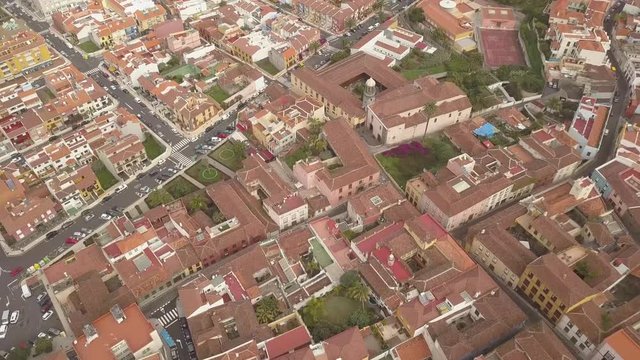 Iglesia Santo Domingo tenerife airvideo