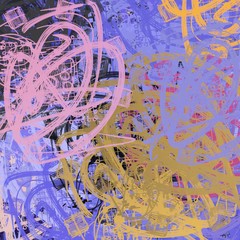 Colorful color backdrop texture. Various shapes and patterns.