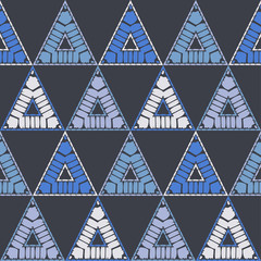 Ethnic boho seamless pattern. Lace. Embroidery on fabric. Patchwork texture. Weaving. Traditional ornament. Tribal pattern. Folk motif. Can be used for wallpaper, textile, wrapping, web.