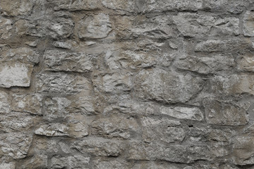Textur: graue Stein-Mauer