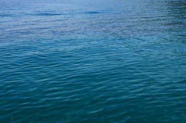amazing crystal clear water of the Aegean sea
