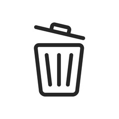 trash can icon vector design