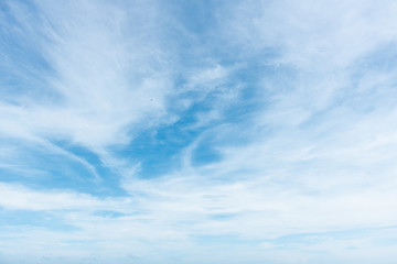 Blue sky with clouds, can use as background. - Image