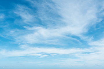 Blue sky with clouds, can use as background. - Image