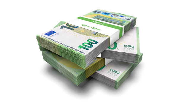 Geldbündel 100 Euro Scheine 2019