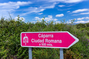 The Roman city of Cáparra, Ambroz Valley, Cáceres, Extremadura, Spain, Europe