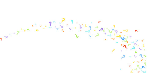 Question marks Quiz doubt survey faq public poll.