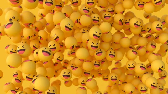 'Haha' Emoji Balls - Floating #1