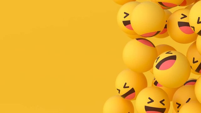 'Haha' Emoji Balls - Floating #4 (Right)