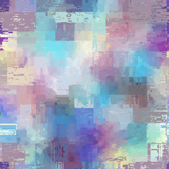Abstract seamless pattern with imitation of a grunge dirty texture. Vector image.