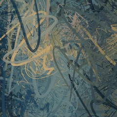 Artistic sketch backdrop material. Abstract geometric pattern. Chaos and random. Modern art drawing painting. 2d illustration. Digital texture wallpaper. 