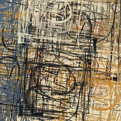 Artistic sketch backdrop material. Abstract geometric pattern. Chaos and random. Modern art drawing painting. 2d illustration. Digital texture wallpaper. 