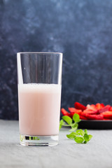 natural strawberry cocktail is good for health