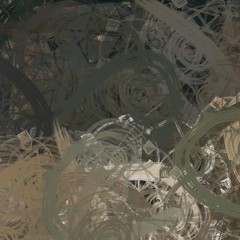 Artistic sketch backdrop material. Abstract geometric pattern. Chaos and random. Modern art drawing painting. 2d illustration. Digital texture wallpaper. 