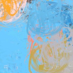 Artistic sketch backdrop material. Abstract geometric pattern. Chaos and random. Modern art drawing painting. 2d illustration. Digital texture wallpaper. 