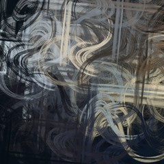 Obraz premium Artistic sketch backdrop material. Abstract geometric pattern. Chaos and random. Modern art drawing painting. 2d illustration. Digital texture wallpaper. 