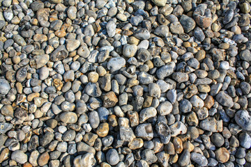 Galets en front de mer