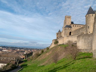 Carcasone Francia castillo ciudad sur 