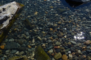 Baikal, beach, summer, nature, stones, mountains, water, forest.