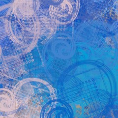 Artistic sketch backdrop material. Abstract geometric pattern. Chaos and random. Modern art drawing painting. 2d illustration. Digital texture wallpaper.