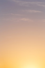 abstract natural background: view on colorful sunrise sky