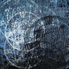 Artistic sketch backdrop material. Abstract geometric pattern. Chaos and random. Modern art drawing painting. 2d illustration. Digital texture wallpaper. 