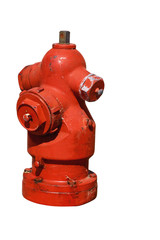 powerful hydrant to extinguish a fire in the streets of Lisbon