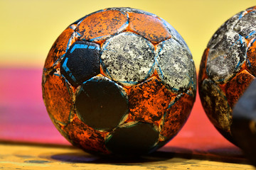 Handball - Team Handball ball with copy space