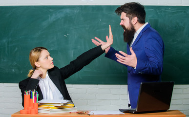 Please shut up. Tired of complaints. Indifferent about objection. Dismissed objection. School...