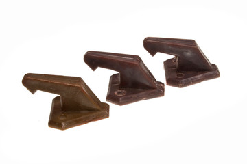 coat hook isolated on white background