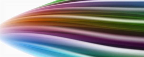 Color flowing waves, liquid conceptual abstract background