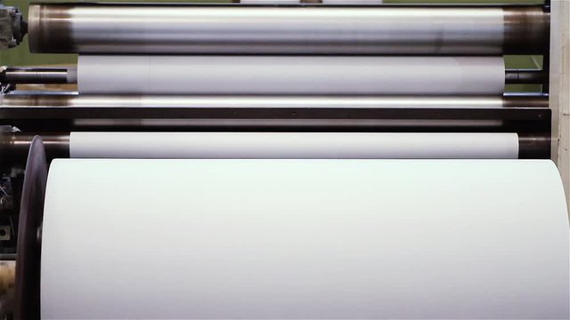 Paper and Pulp Mill Factory (Finishing Line). 