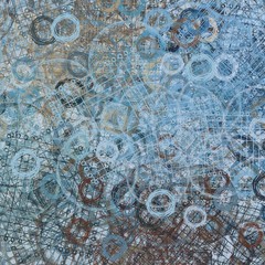 Modern art abstract painting. Digital art. 2d illustration.