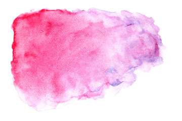 Fototapeta premium Abstract watercolor on white background, Watercolor splashing on the paper, Abstract painted illustration design decoration backgrounds banners