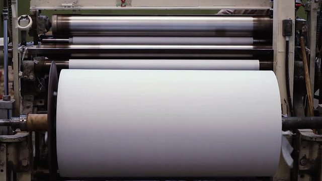 Paper and Pulp Mill Factory (Finishing Line). 