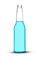 beer bottle full of water