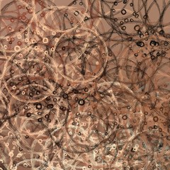 Geometruc texture pattern. 2d illustration. Crazy lines and shapes.