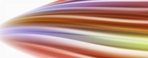 Modern Liquid color flow on white - colorful flow poster. Techno Wave Liquid shape in white color background. Design for your design project