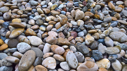 gravel pit; gravel texture/background