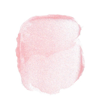 Gently pink strokes and texture of lip gloss or gel lubricant