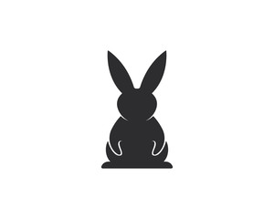 Rabbit Logo template vector icon illustration design 