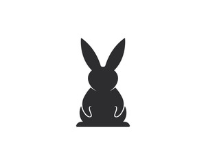 Rabbit Logo template vector icon illustration design 