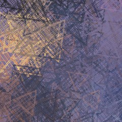 Colorful texture with various shapes and lines.