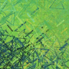 Geometric colorful pattern. Various lines and shapes. 2d illustration. Abstract backdrop.